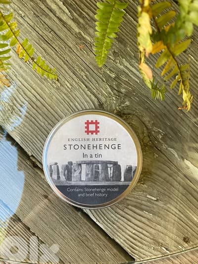 English Heritage Stonehenge Model in a Tin