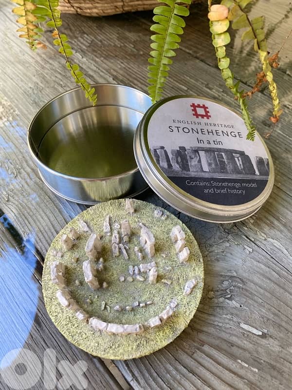 English Heritage Stonehenge Model in a Tin 1
