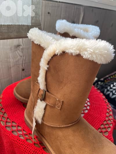 COMFY WINTER SUEDE BOOTS UGG STYLE
