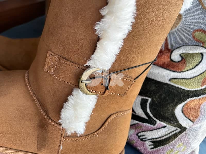 COMFY WINTER SUEDE BOOTS UGG STYLE 2