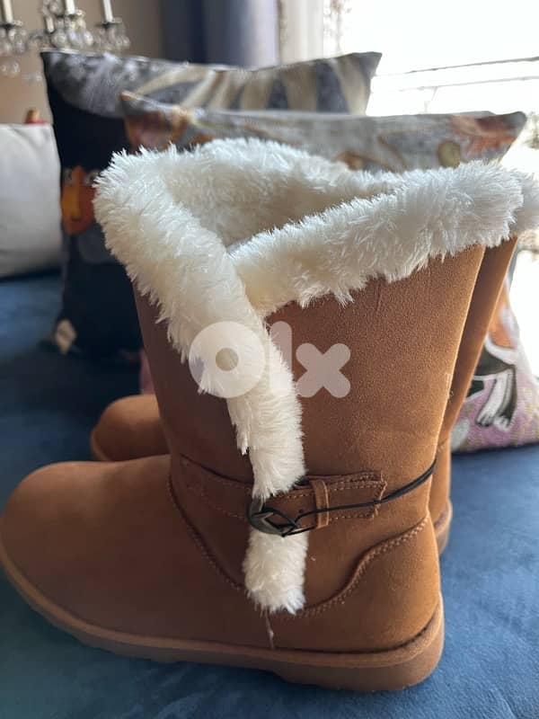 COMFY WINTER SUEDE BOOTS UGG STYLE 7