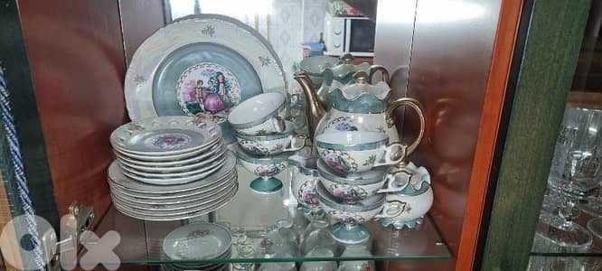 Vintage Romeo & Juliette Tea Set and Plates