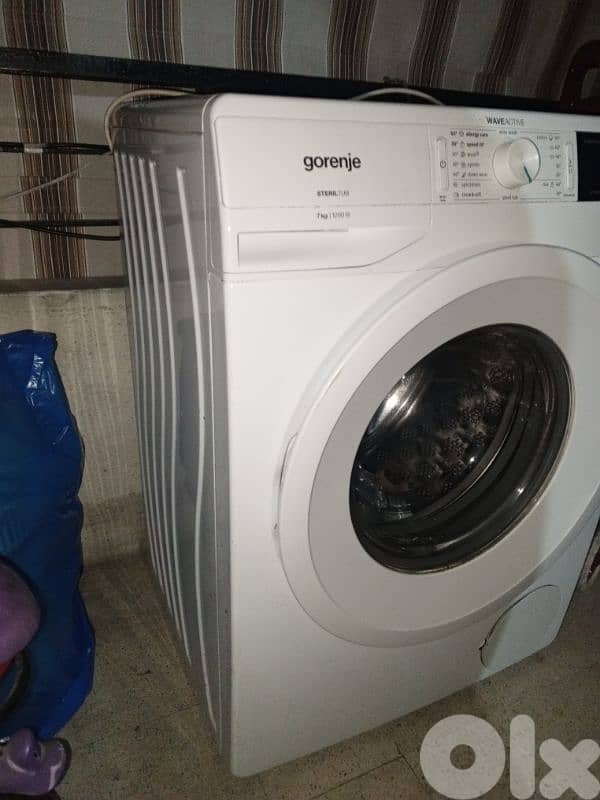 غسالة جورنجي اوتوماتيك مستعملة ٣سنين بدها تصليح الاكس تبع الحوض مكسور 2