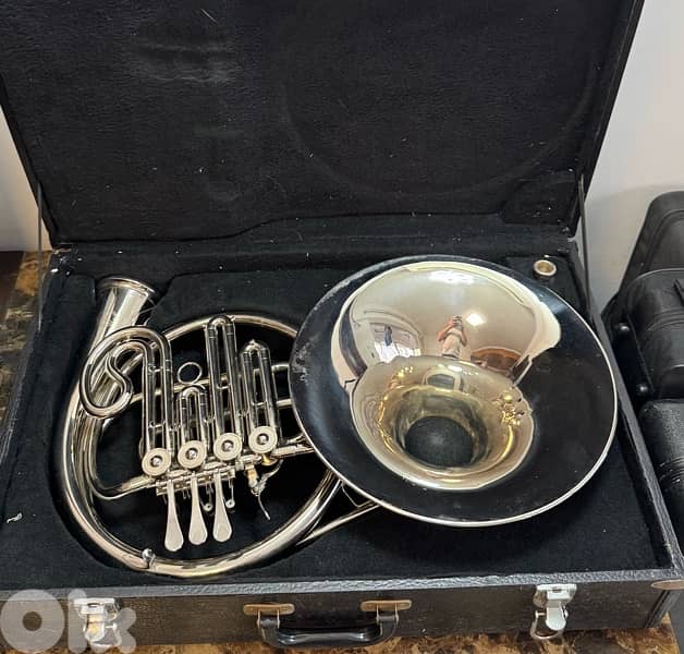 French horn second hand silver color 2