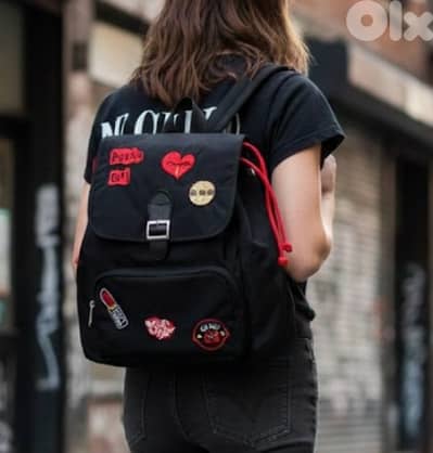 Black backpack for women
