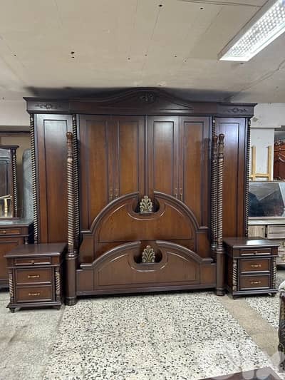 غرفة نوم خشب زان