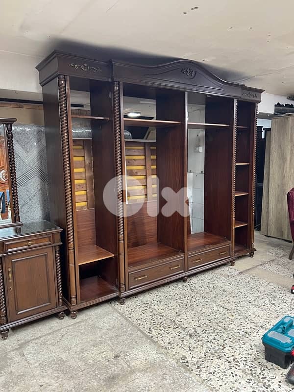 غرفة نوم خشب زان 10