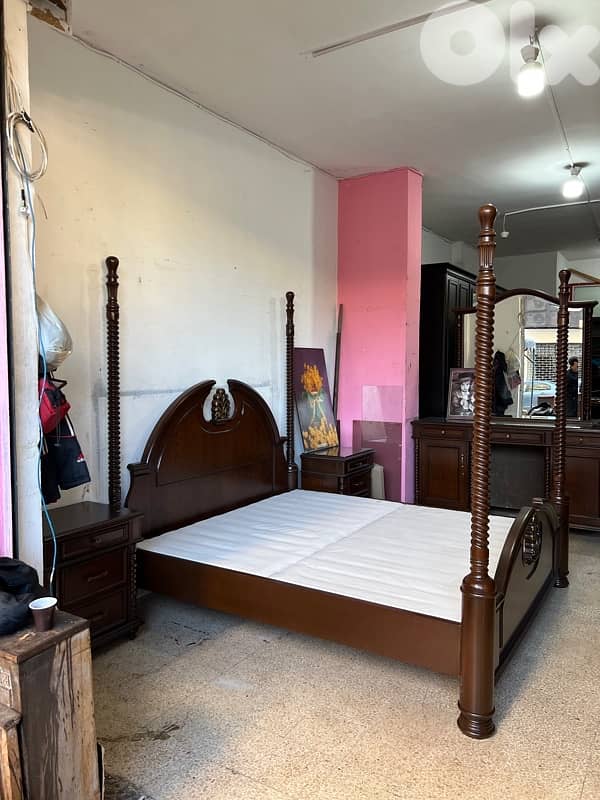 غرفة نوم خشب زان 11