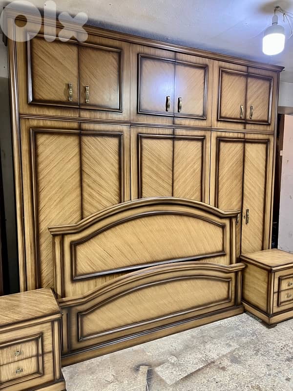 غرفة نوم خشب زان 4