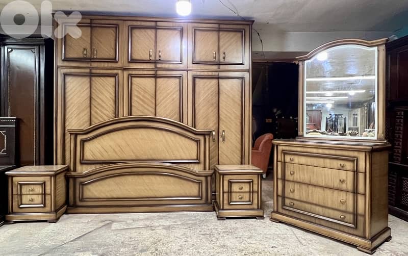 غرفة نوم خشب زان 5