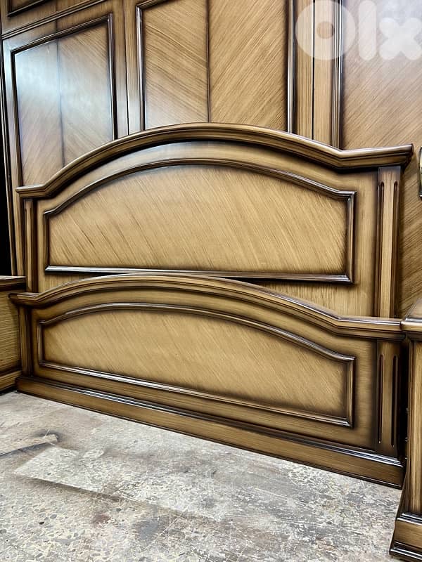 غرفة نوم خشب زان 8