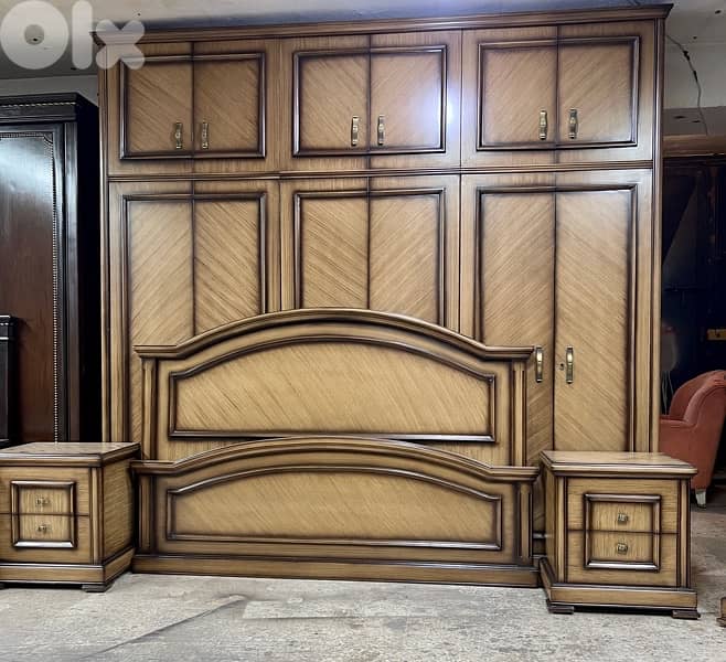 غرفة نوم خشب زان 9