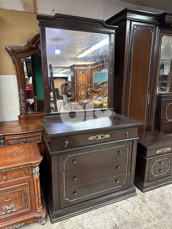 غرفة نوم خشب زان 8