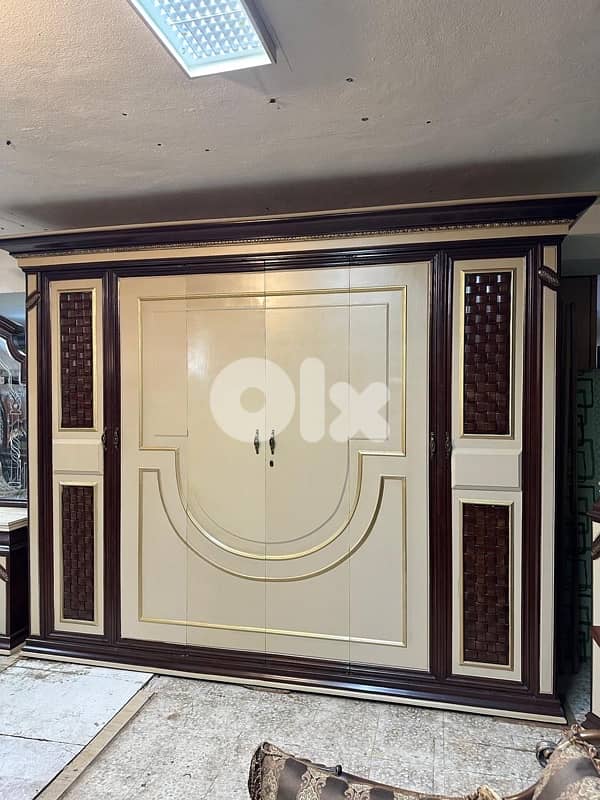 غرفة نوم مصرية خشب زان 1