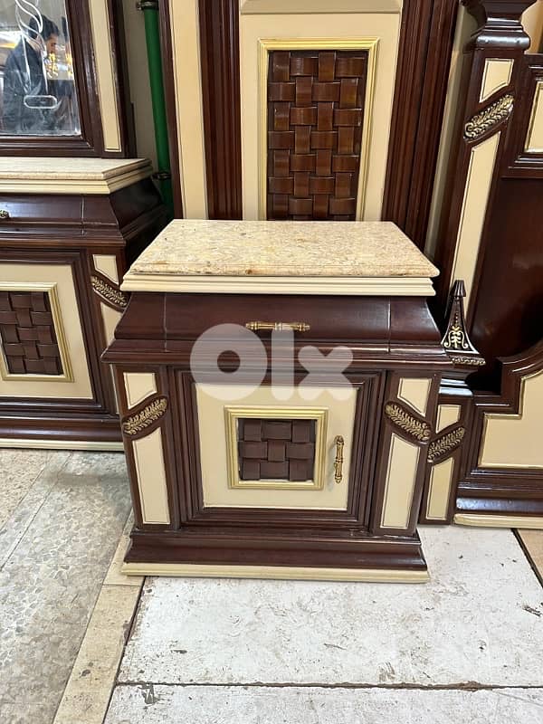 غرفة نوم مصرية خشب زان 10