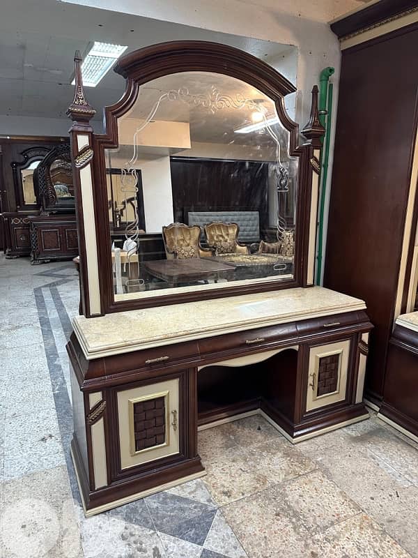 غرفة نوم مصرية خشب زان 11