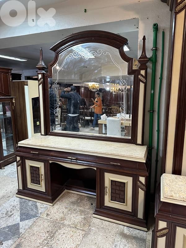 غرفة نوم مصرية خشب زان 12