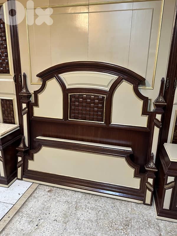 غرفة نوم مصرية خشب زان 13