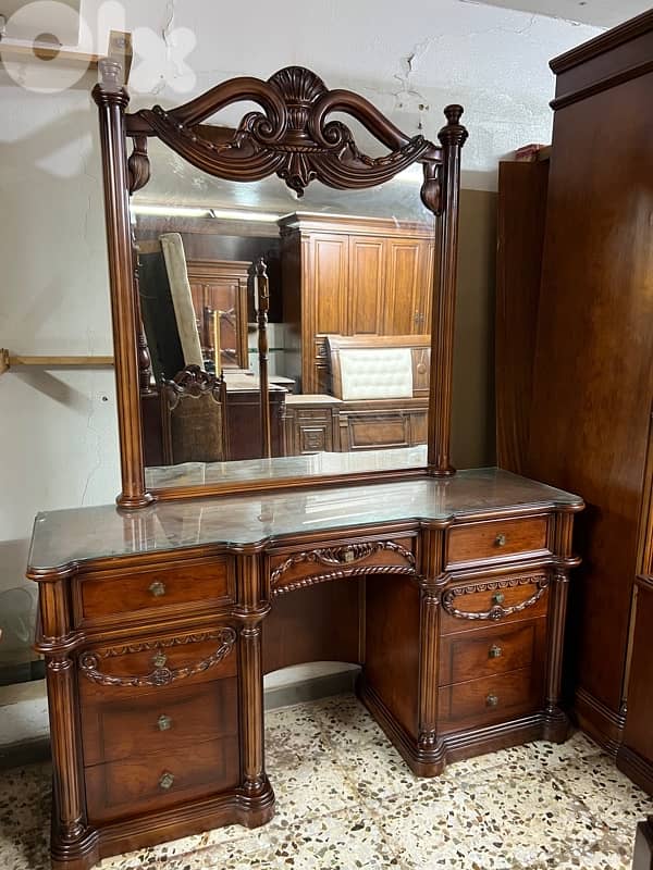 غرفة نوم خشب زان 6