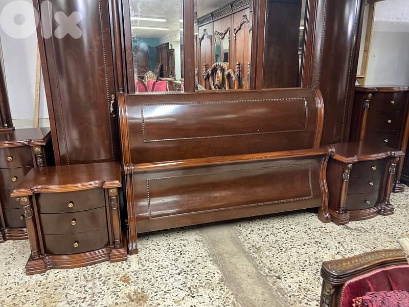 غرفة نوم خشب زان 4