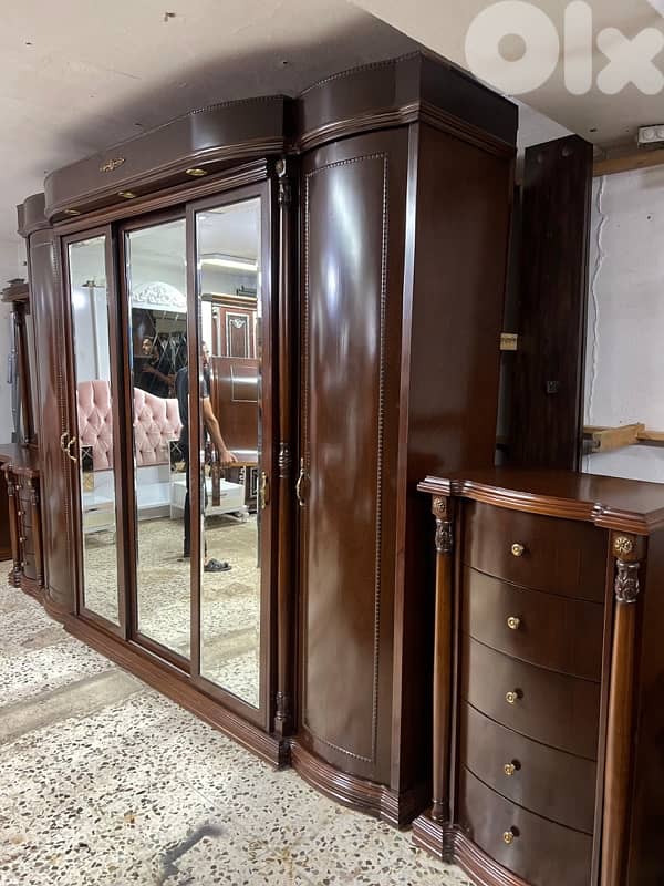 غرفة نوم خشب زان 5