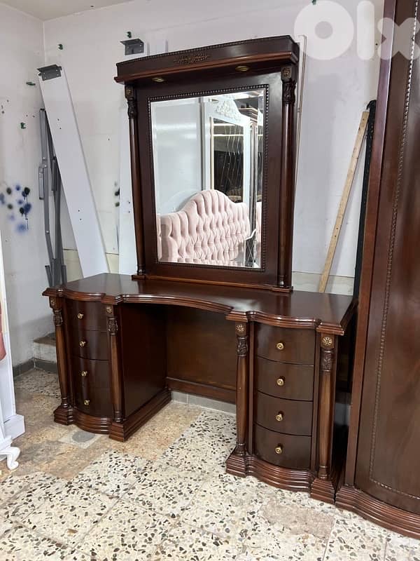 غرفة نوم خشب زان 9