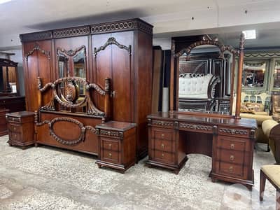 غرفة نوم خشب زان