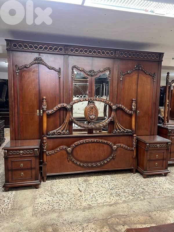 غرفة نوم خشب زان 3