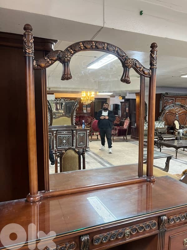 غرفة نوم خشب زان 7