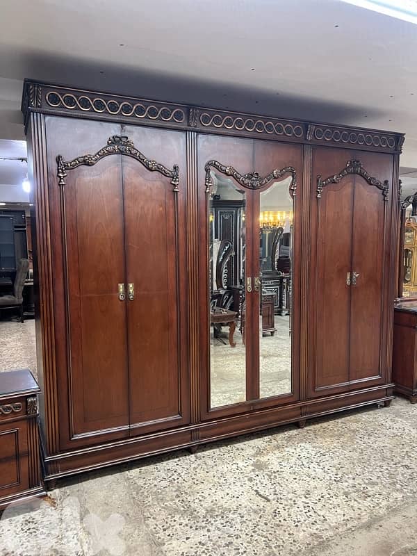 غرفة نوم خشب زان 8