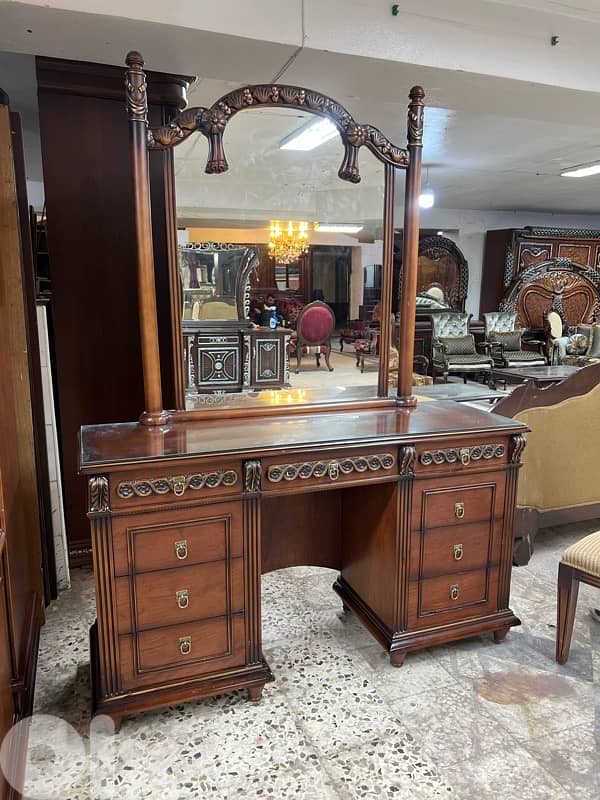 غرفة نوم خشب زان 9