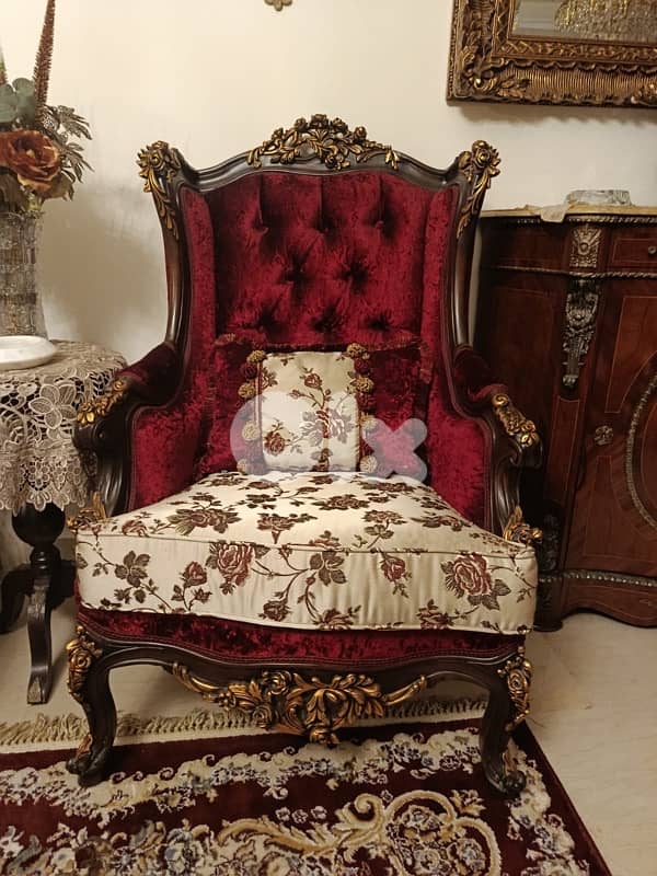 صالون شغل مصر خشب زان حفر يد 6