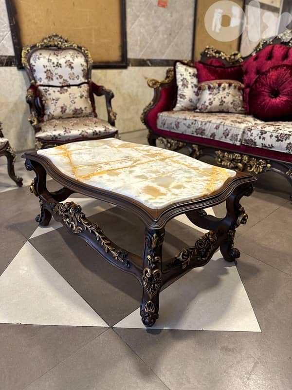 صالون شغل مصر خشب زان حفر يد 10