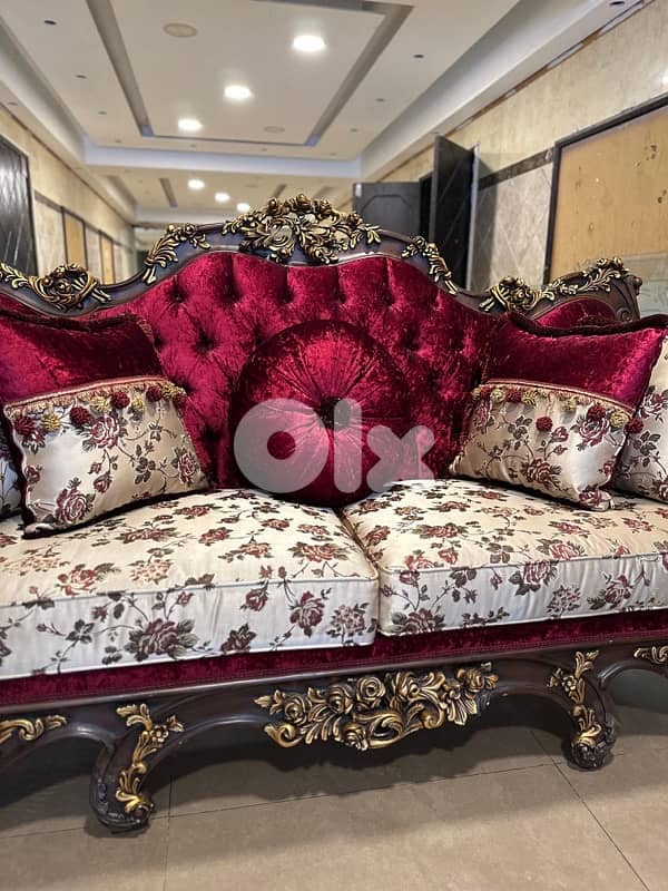 صالون شغل مصر خشب زان حفر يد 11