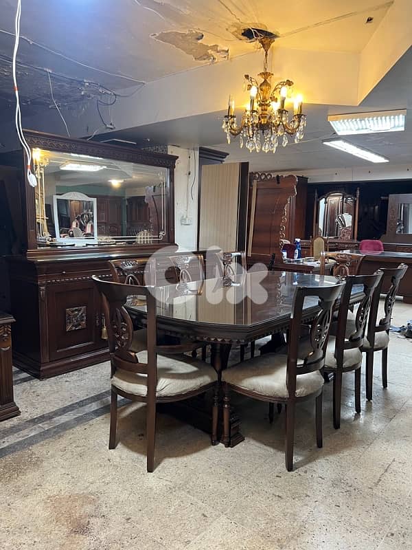 غرفة سفرة خشب زان 3