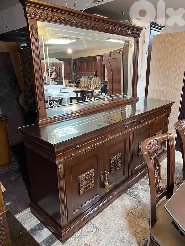 غرفة سفرة خشب زان 8