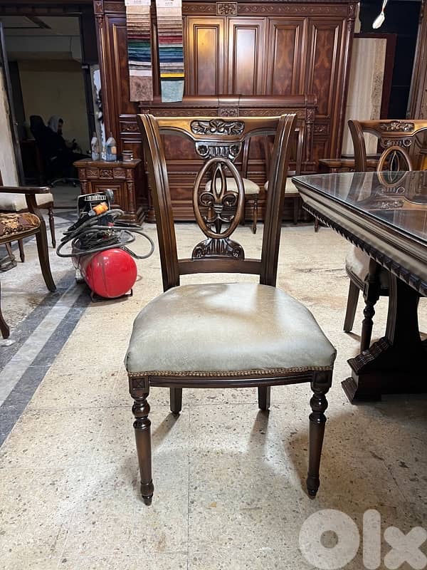 غرفة سفرة خشب زان 9