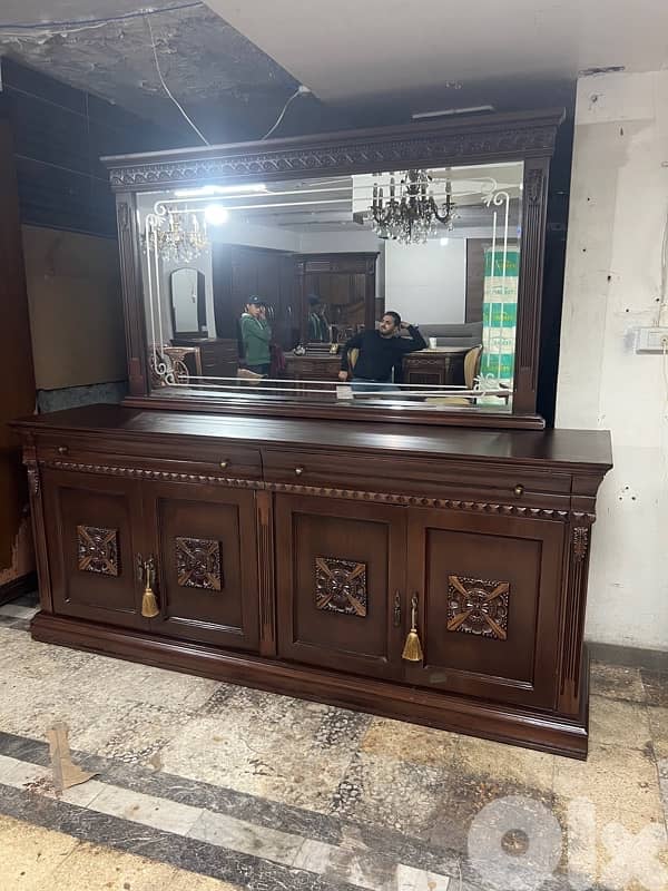 غرفة سفرة خشب زان 15