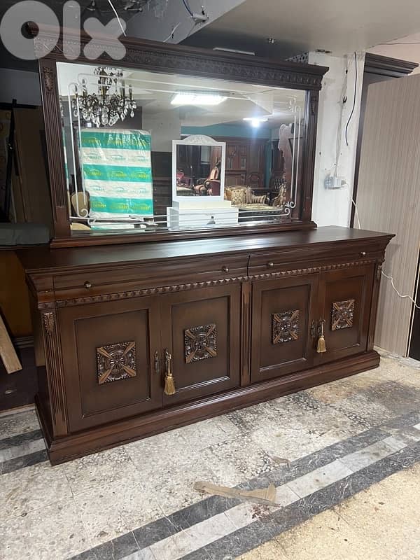 غرفة سفرة خشب زان 6