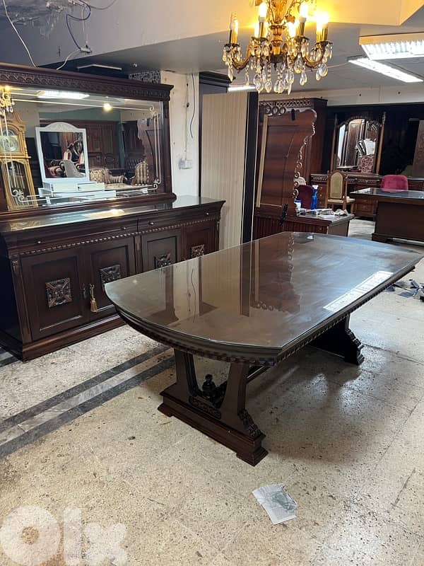 غرفة سفرة خشب زان 7