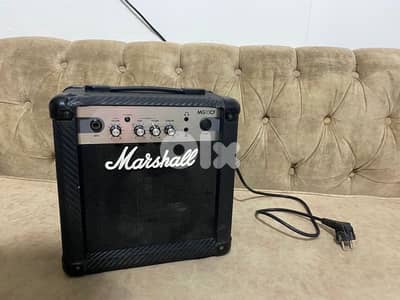 Marshall amp electric guitar