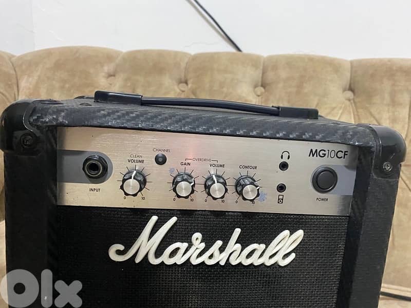 Marshall amp electric guitar 1