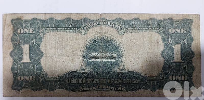 USA Black Eagle Large One Dollar banknote 1899 1