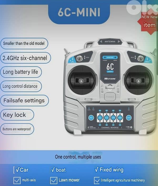 Remote Comtrol with receiver - 6 channel 1