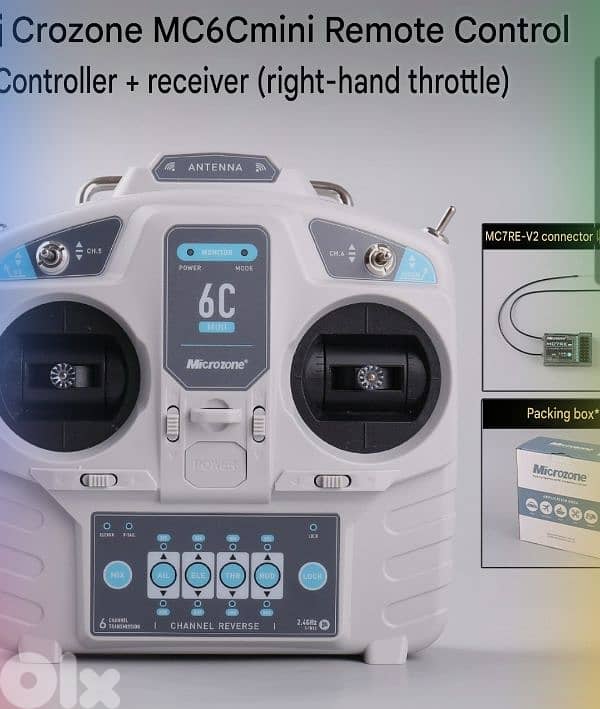 Remote Comtrol with receiver - 6 channel 4