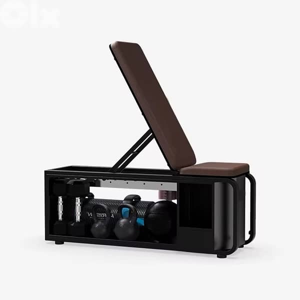 Strength Meets Convenience Foldable Workout Bench with Storage - $290 5