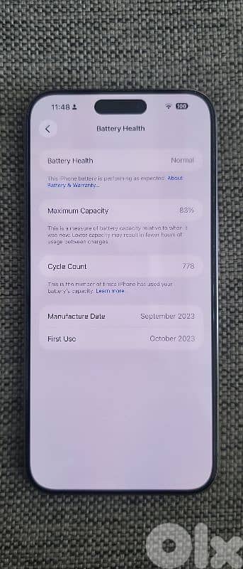 IPHONE 15 PRO MAX used - Customs not Paid 2