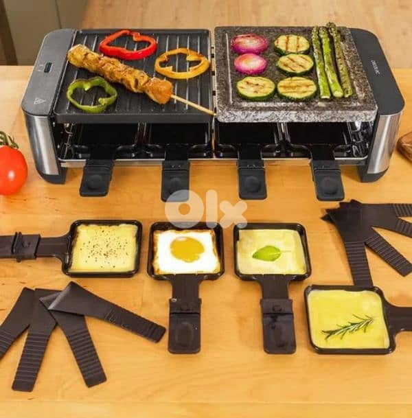 Raclette grill. 4