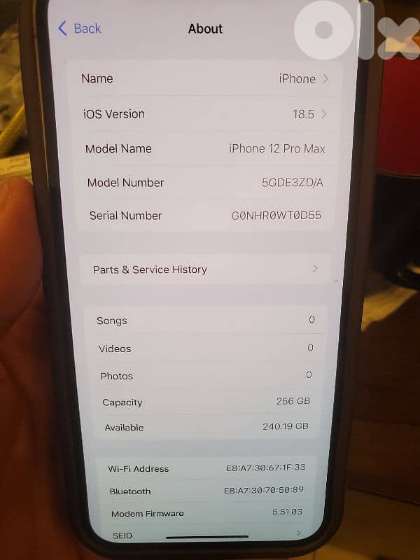 iphone 12 promax 256 gb 7