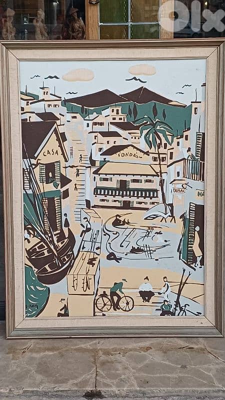 لوحة رسم زيتي اوروبية 2